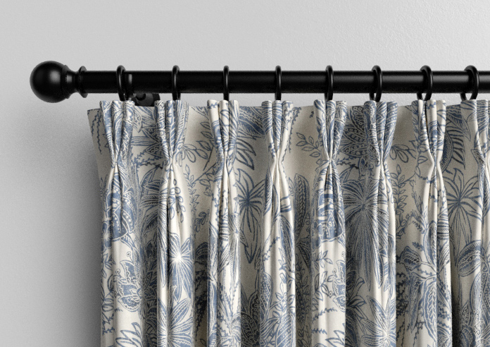 Maui, Indigo - Made to Measure Curtains - Image 11